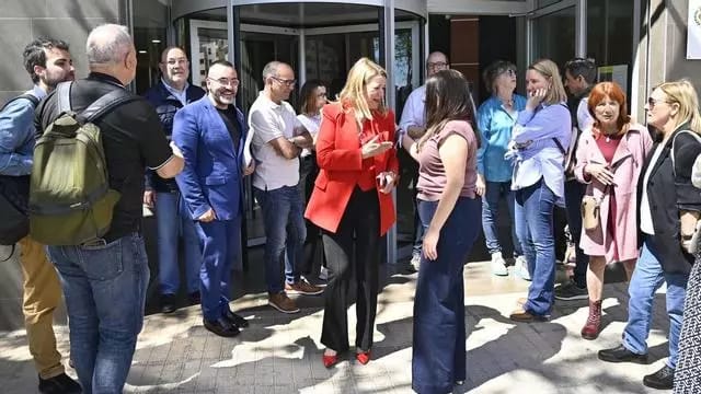 Reunió entre Compromís Vila-real i el Partit Socialista, celebrada el dia 5 de maig de 2025. Imatge: Mediterráneo